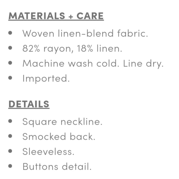 Torrid, NWOT, Linen Blend, Button Front, Crop Tank, Size 3X - Picture 3 of 6